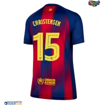 Ženski Nogometni dresi Barcelona Andreas Christensen #15 Domači 2025-26 Kratek Rokav